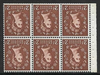 SB78a(ad) Wilding booklet pane Edward perf type I UNMOUNTED MNT