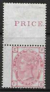 1873 - 1880 Sg 143 3d Rose Plate 17 Lettered F-E UNMOUNTED MINT MNH
