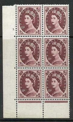 11d Wilding Tudor Wmk Cylinder 1 Dot perf type C(E P) UNMOUNTED MINT