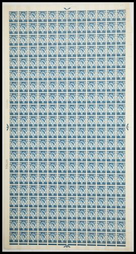 XS26 1 6 Scotland Regional Sheet 9.5mm Violet - Full sheet UNMOUNTED MINT MNH