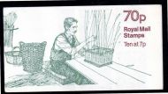 FD8b March 1979 70p Basket Making Folded Booklet - Complete