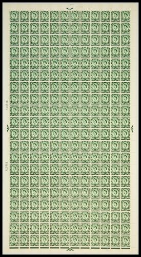 XS20 9d Scotland Regional Sheet - Full sheet UNMOUNTED MINT MNH