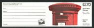 FT5b 1986 Red Letter Box - Folded Booklet - No Cylinder