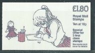 FU5b 1988 Jolly Postman Folded Booklet - Complete - No Cylinder