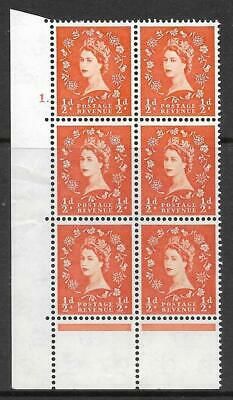 ½d Wilding Multi Crown on Cream Cyl 1 Dot perf C(E P) UNMOUNTED MINT