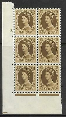 1 - Wilding Multi Crown on White Cyl 3 Dot perf A(E I) UNMOUNTED MINT