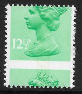 12½p FCP PVA Decimal Machin CB with Large perf shift UNMOUNTED MINT