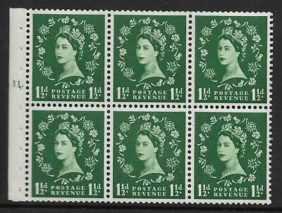 SB65 Wilding booklet pane MC on cream perf type I cyl G11T Dot UNMOUNTED MNT