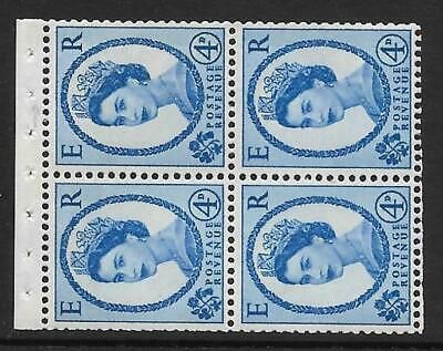 SB110c variety Wilding booklet pane violet 8mm Typo sideways left UNMOUNTED MNT