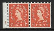 SB3 ½d Tudor Wilding booklet pane Cyl 1 Dot perf type E UNMOUNTED MNT MNH