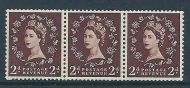 S37L 2d Dark Brown Wilding Edward Crown variety - extra leg to R UNMOUNTED MINT