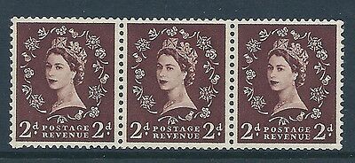 S37L 2d Dark Brown Wilding Edward Crown variety - extra leg to R UNMOUNTED MINT