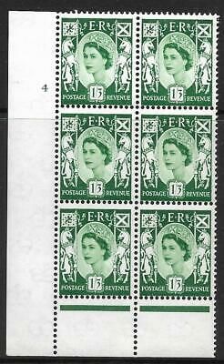 Sg XS22b Variety 9d Scotland Cream Cyl 4 No Dot perf B(I P) UNMOUNTED MINT