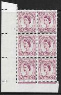 6d Wilding Tudor Wmk Cylinder 1 No Dot perf type F L(I E) UNMOUNTED MINT MNH