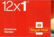 LX50 2015 Christmas Barcode Booklet 12 x 1st Class - complete - No Cylinder