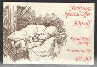 GB Folded Booklet FX7a 1984 Chirstmas Folded booklet Complete