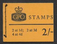 N32 2/- Mar 1968 Wilding Advert Voucher Copy GPO Booklet - No Stamps!