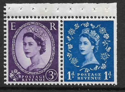 S80b Wilding Violet Phos Right broad band UNMOUNTED MINT
