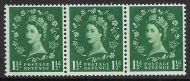 S26s 1½d Wilding Edward Crown listed variety - Daffodil Flaw UNMOUNTED MINT