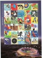 2012 XXX Olympiad - The sports of London Smiler Sheet UNMOUNTED MINT