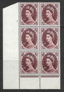 11d Wilding Tudor Wmk Cylinder 1 No Dot perf type B(I/P) UNMOUNTED MINT/MNH