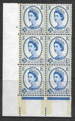 1959 4d Phosphor Graphite cylinder 6 No Dot perf type A(E I) UNMOUNTED MINT