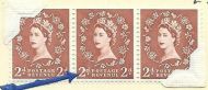 S49d 2d Wilding 9.5mm Violet with variety - retouch left 2 UNMOUNTED MINT MNH