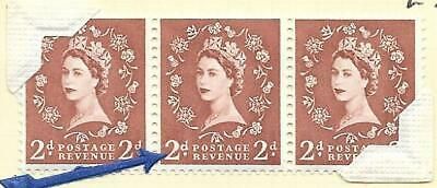 S49d 2d Wilding 9.5mm Violet with variety - retouch left 2 UNMOUNTED MINT MNH