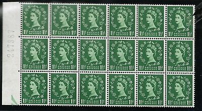 S26h 1½d Wilding Edward Crown with variety - Bud on shamrock  UNMOUNTED MINT/MNH