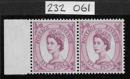 Sg S111a ab 6d Wilding Blue phos on White Typo NB with RPS cert UNMOUNTED MINT