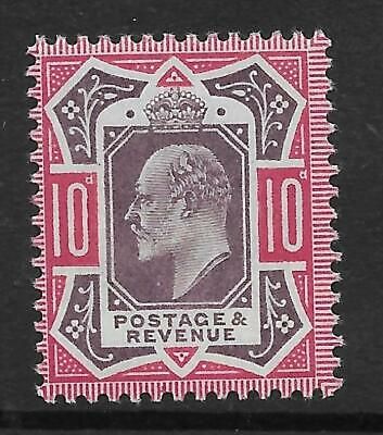 Sg 254 Spec M42(1) 10d Dull Purple  Carmine De La Rue UNMOUNTED MINT MNH