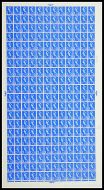 Sg XS9 4d Scotland Crowns Cyl 2 Dot Full Sheet UNMOUNTED MINT