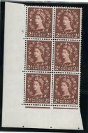 2d Wilding Tudor Wmk Cylinder 4 No Dot perf type A(E I) UNMOUNTED MINT MNH