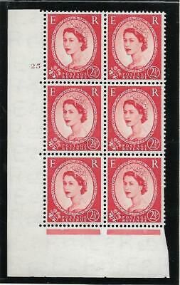 2½d Wilding Tudor Wmk Cylinder 25 No Dot perf type A(E I) UNMOUNTED MINT