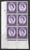 3d Blue Phosphor on White cyl 67 Dot perf type A(E I) UNMOUNTED MINT
