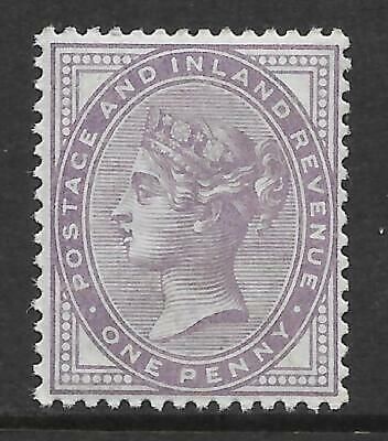 Sg 172a 1d Bluish Lilac 14 Dot with original PTS cert - perfect UNMOUNTED MINT