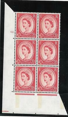 2½d Blue Phosphor Cream 1LB TYPO cyl 42 Dot perf type A(E I) UNMOUNTED MINT
