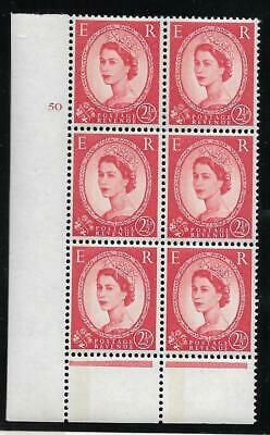 2½d Blue Phosphor Cream 1LB PHOTO cyl 50 No Dot perf type B(I P) UNMOUNTED MINT