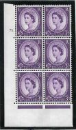 3d Blue Phosphor on White 1SB cyl 71 Dot perf type A(E I) UNMOUNTED MINT
