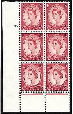 2½d Wilding Multi Crown on Cream Cyl 50 No Dot perf B(I P) UNMOUNTED MINT MNH
