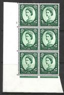 1 3 Wilding Multi Crown on White Cyl 1 No Dot perf A(E I) UNMOUNTED MINT