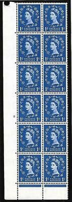 S15b 1d Wilding Graphite variety - daffodil stem flaw Cyl 8 ND UNMOUNTED MINT