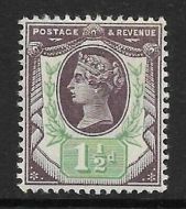 Sg 198 Spec K29(3) 1½d Deep Purple  Green Jubilee UNMOUNTED MINT
