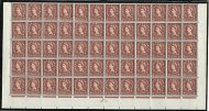 S38h  S38k 2d Wilding Edward with listed varieties cyl 9 dot - UNMOUNTED MINT