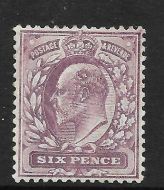 Sg 245 M31(1) 6d Pale Dull Purple De La Rue UNMOUNTED MINT MNH