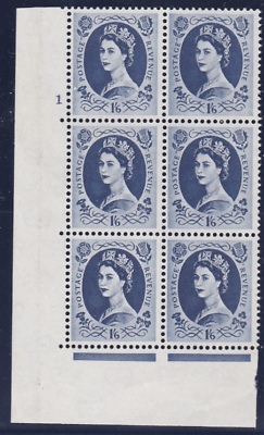 1 6 Wilding Multi Crown Cream Cyl 1 No Dot perf A(E I) UNMOUNTED MINT