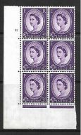 Sg 592c (S72c) 3d graphite misplaced lines 3 lines Cyl 51 UNMOUNTED MINT MNH