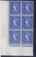 1d Wilding Violet 9.5mm Phosphor Cyl 5 No Dot perf A(E I) UNMOUNTED MINT