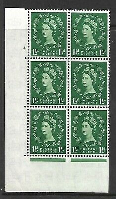 1½d Wilding Tudor Wmk Cylinder 4 No Dot perf type A(E I) UNMOUNTED MINT MNH