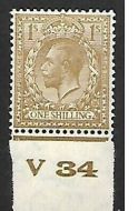 N45(2) 1 - Buff Brown Block Cypher Control V34 UNMOUNTED MINT